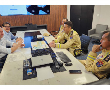 Portos do Paraná recebe a visita do novo comandante do 8º Grupamento de Bombeiros