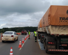 DER ativa balança de fiscalização de cargas em Guarapuava