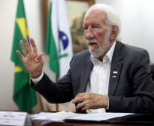 O governador em exercício Darci Piana participou da reunião consórcio Brasil Verde