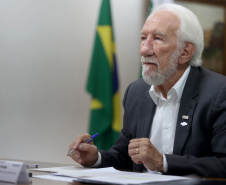 O governador em exercício Darci Piana participou da reunião consórcio Brasil Verde