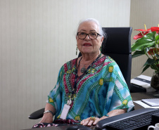  Servidora da PGE completa 63 anos de serviço público no Dia da Mulher