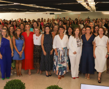  Encontro de Primeiras Damas do Paraná que aconteceu no Museu Oscar Niermeyer.