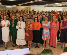  Encontro de Primeiras Damas do Paraná que aconteceu no Museu Oscar Niermeyer.