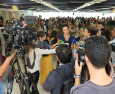 A primeira-dama do Paraná, Luciana Saito Massa, presidiu nesta terça-feira (21) o II Encontro das Primeiras-Damas do Paraná — A Força da Mulher Paranaense, no Museu Oscar Niemeyer, em Curitiba. 