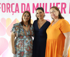 A primeira-dama do Paraná, Luciana Saito Massa, presidiu nesta terça-feira (21) o II Encontro das Primeiras-Damas do Paraná — A Força da Mulher Paranaense, no Museu Oscar Niemeyer, em Curitiba. 