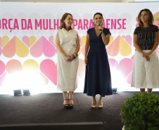 A primeira-dama do Paraná, Luciana Saito Massa, presidiu nesta terça-feira (21) o II Encontro das Primeiras-Damas do Paraná — A Força da Mulher Paranaense, no Museu Oscar Niemeyer, em Curitiba. 