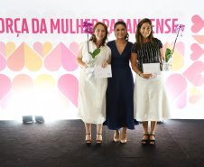 A primeira-dama do Paraná, Luciana Saito Massa, presidiu nesta terça-feira (21) o II Encontro das Primeiras-Damas do Paraná — A Força da Mulher Paranaense, no Museu Oscar Niemeyer, em Curitiba. 