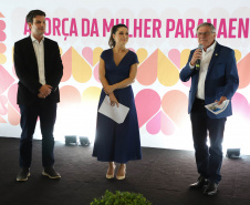 A primeira-dama do Paraná, Luciana Saito Massa, presidiu nesta terça-feira (21) o II Encontro das Primeiras-Damas do Paraná — A Força da Mulher Paranaense, no Museu Oscar Niemeyer, em Curitiba. 