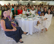 A primeira-dama do Paraná, Luciana Saito Massa, presidiu nesta terça-feira (21) o II Encontro das Primeiras-Damas do Paraná — A Força da Mulher Paranaense, no Museu Oscar Niemeyer, em Curitiba. 