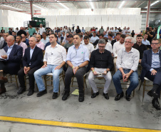 Governador Carlos Massa Ratinho Junior na inauguração do Terminal Portuário da Klabin em Paranaguá