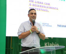 Governador Carlos Massa Ratinho Junior na inauguração do Terminal Portuário da Klabin em Paranaguá