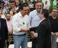 Governador Carlos Massa Ratinho Junior na inauguração do Terminal Portuário da Klabin em Paranaguá