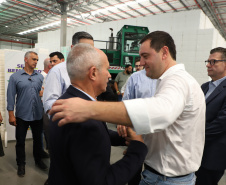 Governador Carlos Massa Ratinho Junior na inauguração do Terminal Portuário da Klabin em Paranaguá