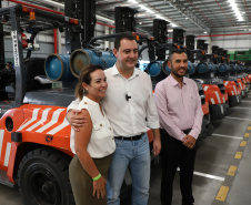 Governador Carlos Massa Ratinho Junior na inauguração do Terminal Portuário da Klabin em Paranaguá