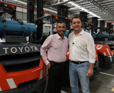 Governador Carlos Massa Ratinho Junior na inauguração do Terminal Portuário da Klabin em Paranaguá