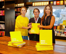 Lançamento do livro do Museu Oscar Niemeyer reúne artistas, curadores e patronos da instituição