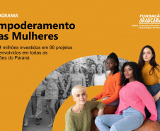 O empoderamento das mulheres com ações de combate à violência é tema de projetos apoiados pela Fundação Araucária