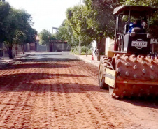 Obras em andamento realizadas em Bela Vista do Paraíso com recursos do Governo do Estado