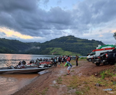 Soltura de peixe surubim na da 7ª Copa Iguaçu de Pesca Esportiva