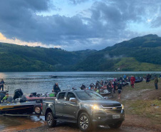 Soltura de peixe surubim na da 7ª Copa Iguaçu de Pesca Esportiva