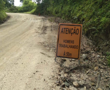 Serviços na PR-090 já iniciaram e devem ser concluídos na próxima semana 