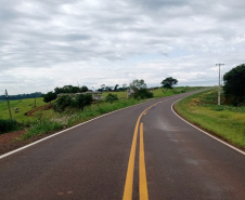 DER reforça sinalização de rodovia entre Usina de Salto Osório e São Jorge d’Oeste 