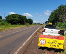 PR-492 Tamboara bloqueio