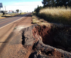 Recuperação e melhoria da drenagem de rodovias Noroeste