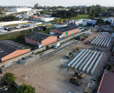 Com vigas concretadas, novo viaduto de São José dos Pinhais registra avanço das obras 