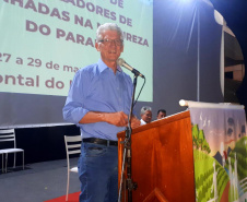 4º Encontro de Organizadores de Caminhadas da Natureza, iniciado nesta segunda-feira (27) e que se estende até quarta (29), em Pontal do Paraná