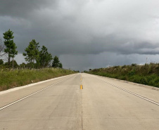 Obra emblemática do Sudoeste, Whitetopping da PRC-280 recebe últimos ajustes 