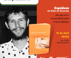 Biblioteca Pública recebe evento de lançamento de livro que reúne a poesia do paranaense Rollo de Resende