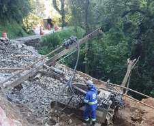 Estrada da Graciosa permanece recebendo obras emergenciais