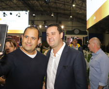 O governador Carlos Massa Ratinho Junior participou da abertura da ExpoFrísia, em Carambeí.