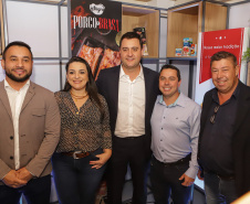 O governador Carlos Massa Ratinho Junior participou da abertura da ExpoFrísia, em Carambeí.