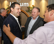 O governador Carlos Massa Ratinho Junior participou da abertura da ExpoFrísia, em Carambeí.