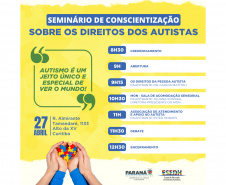 Abril Azul: Direitos do Autista é prioridade para o Governo do Paraná