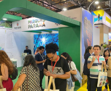 O Instituto Água e Terra (IAT) apresentou o Programa Parques Paraná durante o World Travel Market (WTM), considerada o maior evento de viagens e turismo da América Latina, em São Paulo.