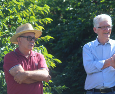 Visita técnica do Sistema Estadual de Agricultura a propriedades de café em Carlópolis