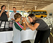 Exame de visão e doação de óculos a crianças são destaques em Marechal Cândido Rondon