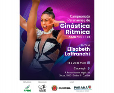 Campeonato Paranaense de Ginástica Rítmica acontece nesta semana em Curitiba