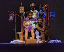 Musical Itan e Tal volta ao Guairinha no mês de maio pelo projeto Crianças no Teatro