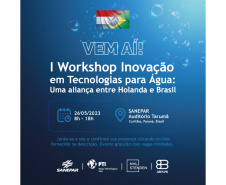 Inscrições abertas para evento internacional sobre inovações e tecnologias para água