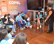 Copel orienta crianças e adolescentes na Expoingá sobre uso consciente da energia