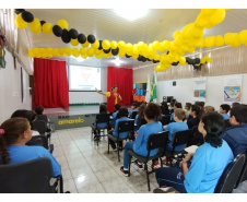 Escolas de Trânsito do DER-PR se reúnem em Cascavel para atividades do Maio Amarelo