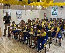 Escolas de Trânsito do DER-PR se reúnem em Cascavel para atividades do Maio Amarelo