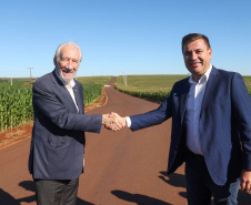 Piana Inaugura Obras De Pavimentação, Praças E Anuncia Novos Investimentos Para Jesuítas Jesuitas Estrada De Caraja