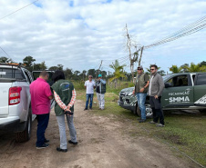 IAT colocou em prática um plano semanal de monitoramento e fiscalização de áreas urbanas e de proteção ambiental desmatadas irregularmente em Guaratuba, no Litoral.