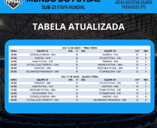 Copa Mundo do Futsal agita a semana em Paranaguá