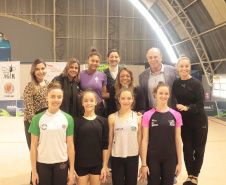 Flávia Arantes do Nascimento, que é uma das filhas de Pelé, visitou nesta sexta-feira (12) as obras de construção das pistas de skate anexas ao Ginásio do Tarumã, em Curitiba.